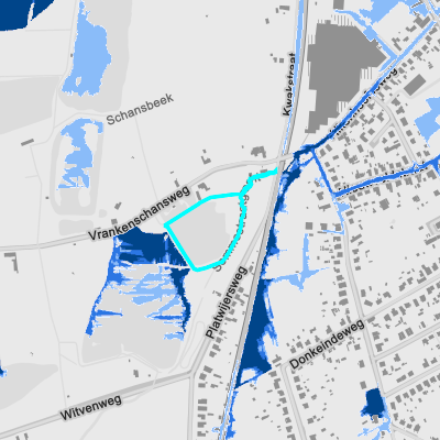 Overstromingsgevoelig (pluviaal)