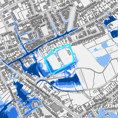 Overstromingsgevoelig (pluviaal)