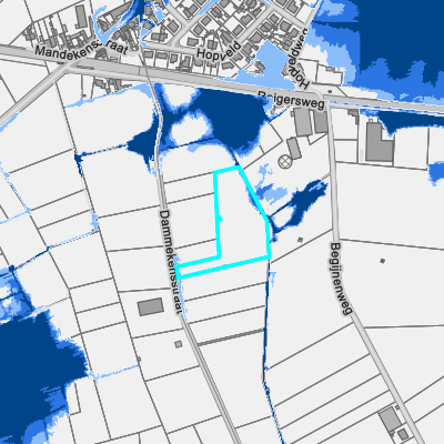 Overstromingsgevoelig (pluviaal)