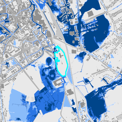 Overstromingsgevoelig (pluviaal)