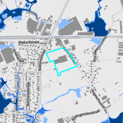 Overstromingsgevoelig (pluviaal)