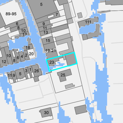 Overstromingsgevoelig (pluviaal)