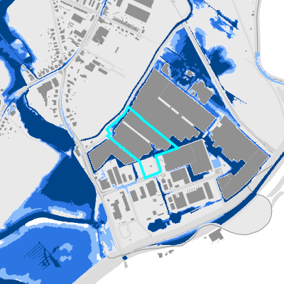 Overstromingsgevoelig (pluviaal)