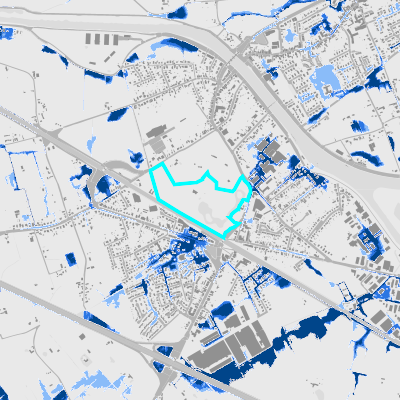 Overstromingsgevoelig (pluviaal)