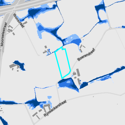Overstromingsgevoelig (pluviaal)
