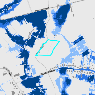 Overstromingsgevoelig (pluviaal)