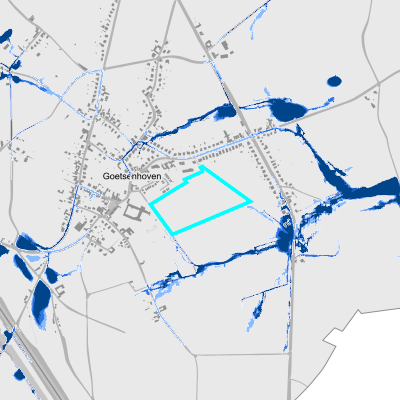 Overstromingsgevoelig (pluviaal)