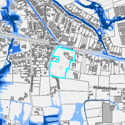 Overstromingsgevoelig (pluviaal)