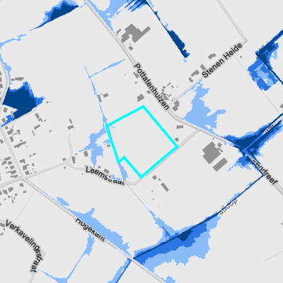 Overstromingsgevoelig (pluviaal)