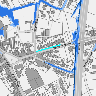 Overstromingsgevoelig (pluviaal)