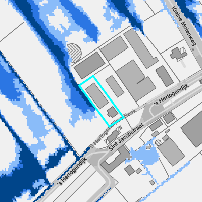Overstromingsgevoelig (pluviaal)